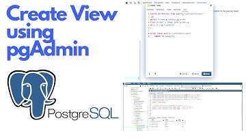 Create View in PostgreSQL using pgAdmin tool (tutorial) #ezettutorial #ezetideas