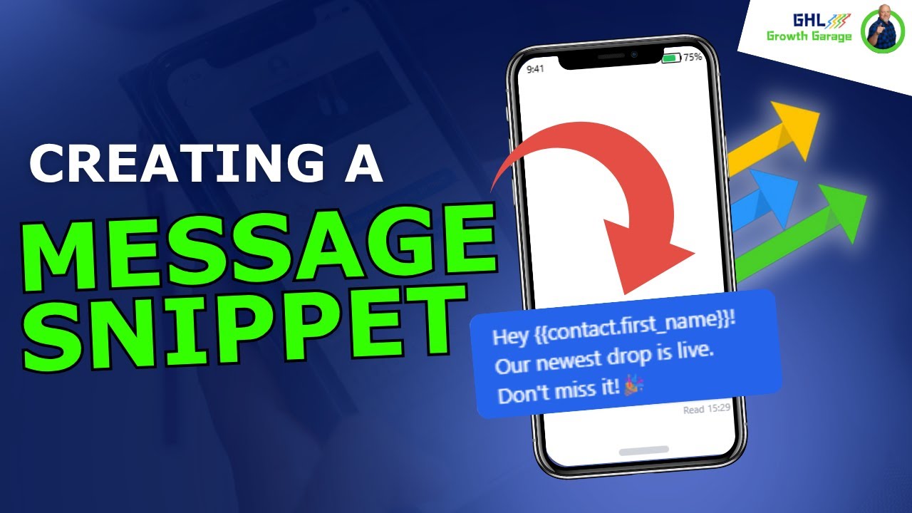 Create Message Snippets in GoHighLevel - STOP Typing the Same Replies!