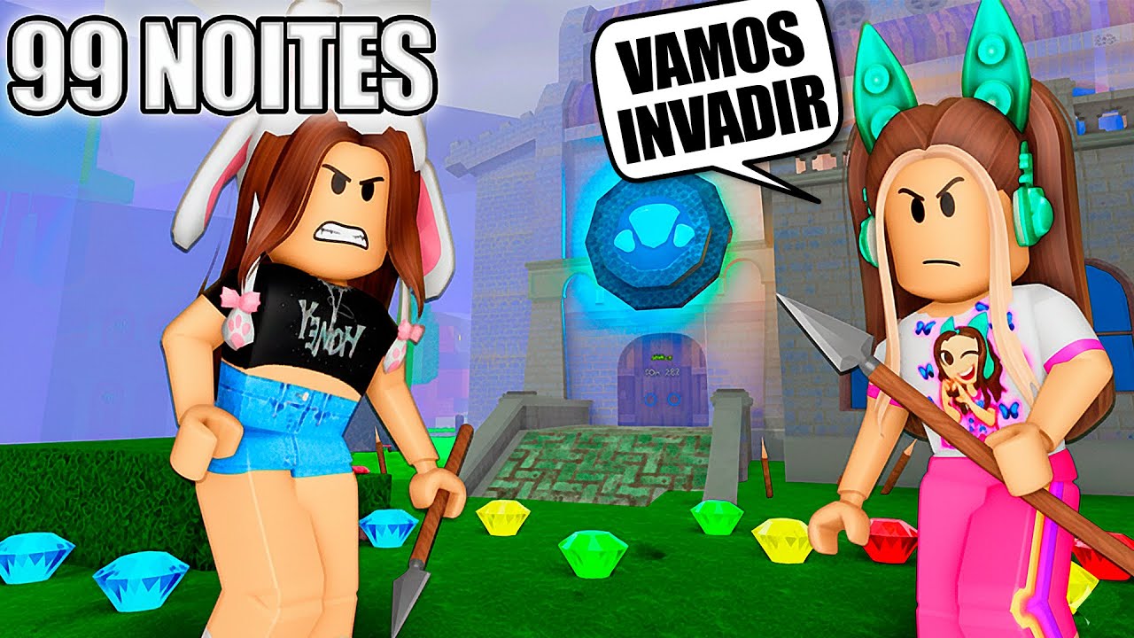 INVADIMOS A BASE DOS CULTISTAS - 99 noites na floresta 🔦 Roblox