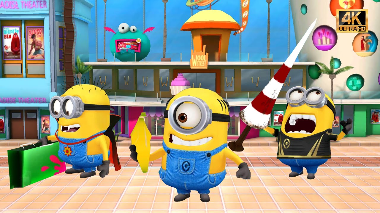 Despicable Me 3 Minion Rush Walkthrough (Full Screen 4K Part 74)