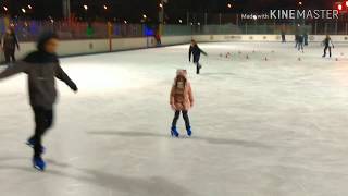 ICE SKATING girl 5 years ️️️️| Cicero,IL. Bobby Hull Community Ice Rink