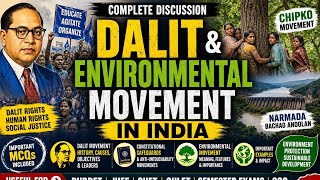 Social Movement| Dalit + Environmental Movement| PUBDET & JUEE CUET CULET|