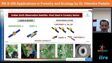 RS & GIS Applications in Forestry and Ecology by Dr. Hitendra Padalia