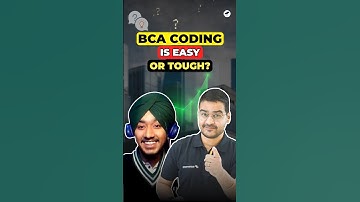 😱BCA Coding Easy or Hard? BCA Coding Roadmap! BCA Syllabus 2025? #shorts #bca #bcacoding #bcacourse