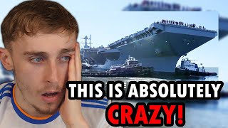 Brit Reacting to The True Cost Of America's Most Advanced Aircraft Carrier