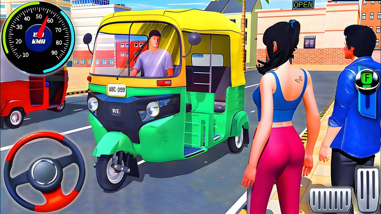 Tuk Tuk Auto Rickshaws Game || Auto Driving Game 2024 || Auto Rickshaw ...