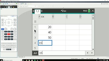 Ti - Nspire Tutorial  - Statistics