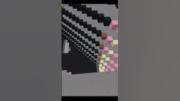 Sasuke -  Minecraft wall of falling pixel art n°24 #naruto #shorts