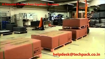 Ergonomical Pallet Strapping for multiple palletization