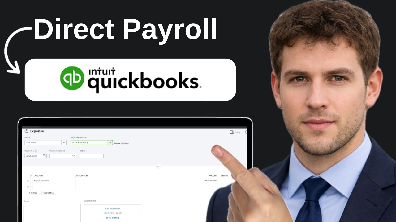 How To Process Quickbooks Direct Deposit Payroll - YouTube