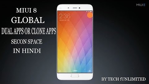 How to use  CLONE APP SECOND SPACE IN MIUI8  HINDI