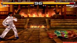 Tekken 5 - Story Battle - Law Playthrough