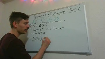 Derivative of ln(x)  [Derivative of Inverse Function]