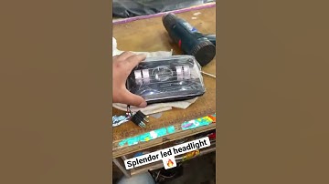 Thumbnail of Splendor led headlight ❤️❤️❤️ #shorts #modified #splendorlover #ytshorts