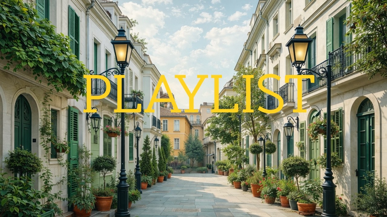 [Playlist] Утро в европейских переулках 🌅 Музыка для кофе | Sunny Morning Walk Playlist