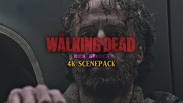 Rick Grimes S1-S7 4k/60fps Scene Pack - The Walking Dead | Rick Grimes Best Scenes for Edits