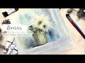 Flower Painting Watercolor Tutorial | How To Paint Daisies In A Vase