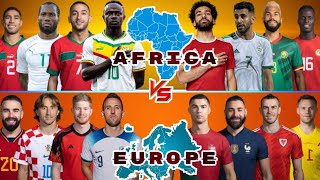 Europe Legends Vs Africa Legends Ultra Ultimate Vs Ronaldo Salah Mbappe Mane Mahrez