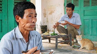 Traditional Vietnamese rural meals, Food made with natural ingredients, Peaceful rural life !
