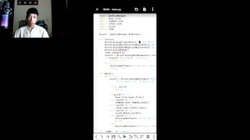 Aplikasi ujian digital berbasis QPython3 dengan SL4A