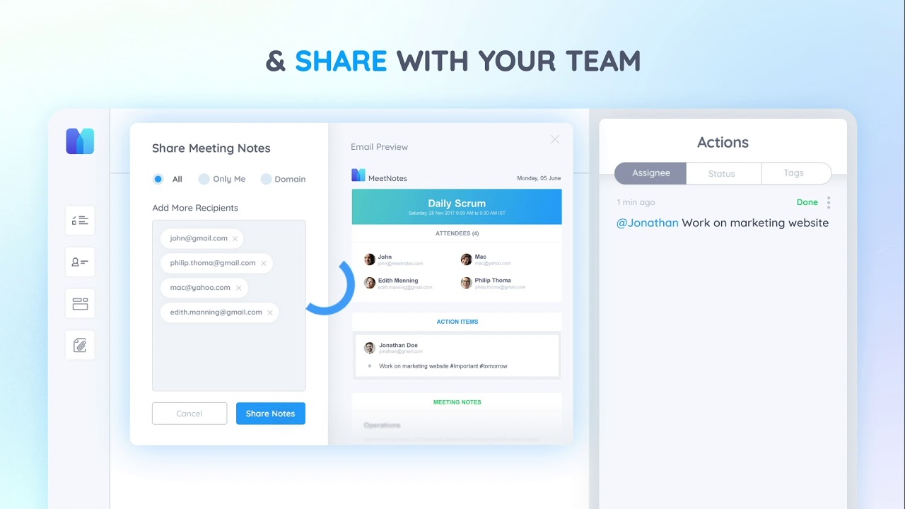 meetnotes meeting minutes taking tool youtube