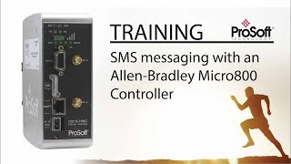 SMS messaging with an Allen-Bradley Micro800 Controller