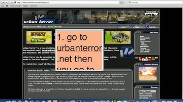 How to download urban terror on mac!