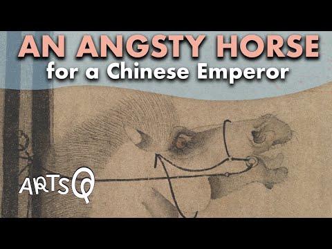 An angsty horse | Emperor Xuanzong's celestial steed