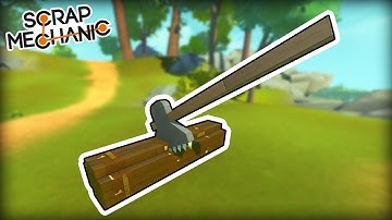 Trying to be a Lumberjack With AXES! (Scrap Mechanic Multiplayer Monday)