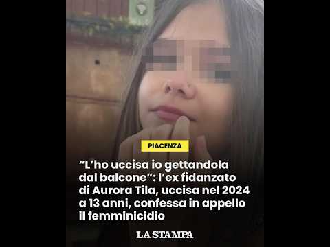 Video FEMMINICIDIO Aurora TILA, confessa il FIDANZATO della 13enne