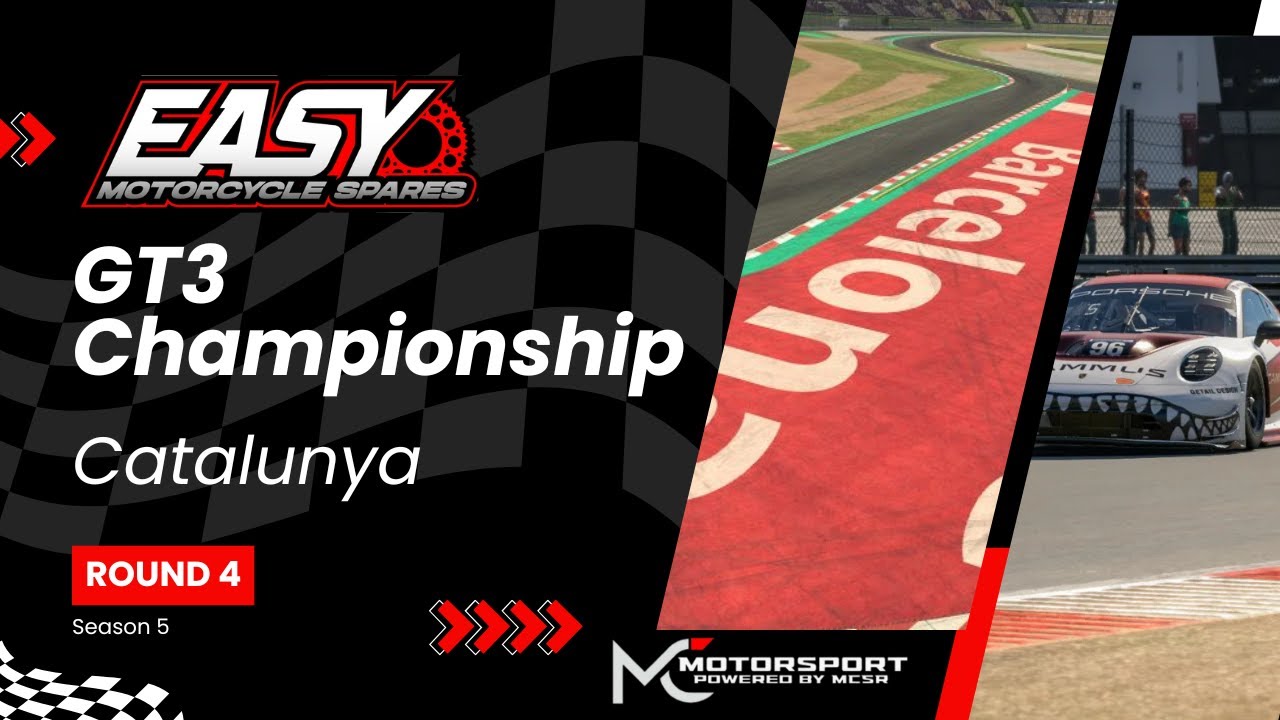 MC Motorsport | Easy Motorcycle Spares GT3 Championship Season 5 | Round 4 @ Barcelona | iRacing