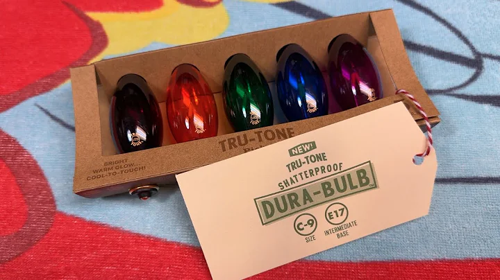 Tru-Tone Jeweltone Dura Bulb C9 Filament LED Light Bulbs