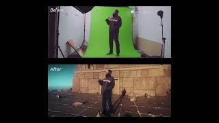 Greenscreen in Blender | Before & After | Inpsired by Ian Hubert