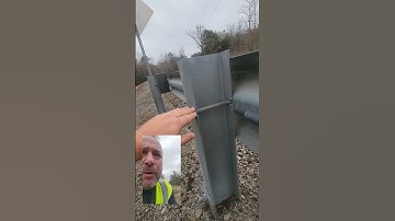 FOUR NON-FUNCTIONAL GUARDRAILS DUE TO INSTALLATION ERRORS