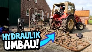 Pleiten, Pech und Pannen | Wiesenschleppe aufrüsten | Nun wird sie Hydraulisch | Mr. Moto