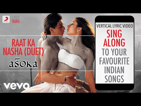 Raat Ka Nasha-Duet - Asoka|Official Bollywood Lyrics|Chitra|Abhijeet
