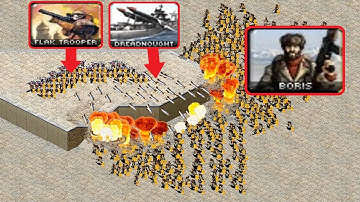 Dread Flak Troopers vs Boris - Red Alert 2
