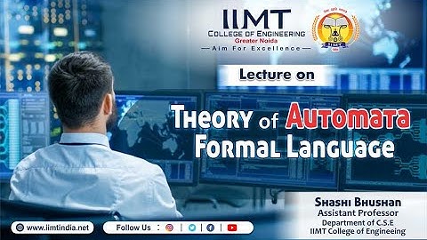Theory of Automata and Formal Language | Computer Science Engineering | B.Tech College in Delhi NCR