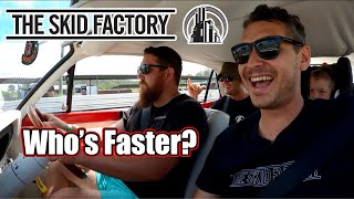 Roll Racing a Turbo V8 Volvo and a 1JZ powered Holden Torana
