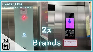 Center One, Bangkok | Schindler 3300 AP and Hitachi Traction Elevators