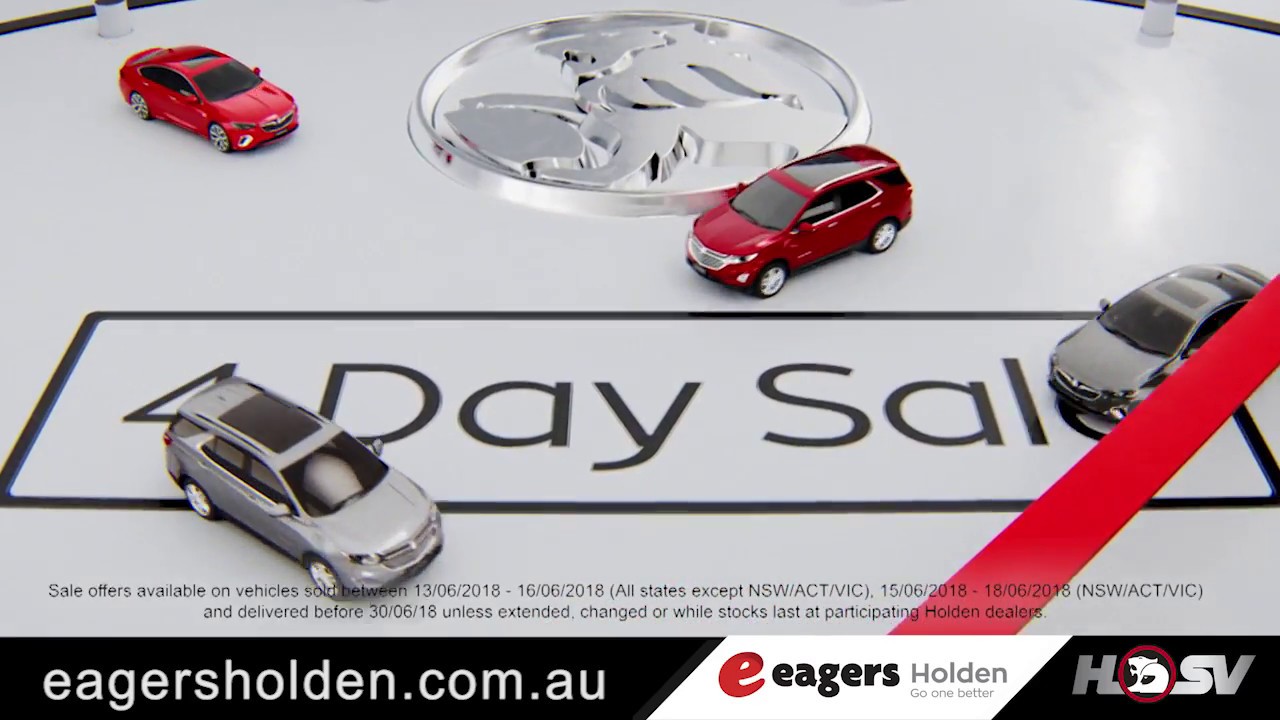 Holden 4 Day Sale June 2018