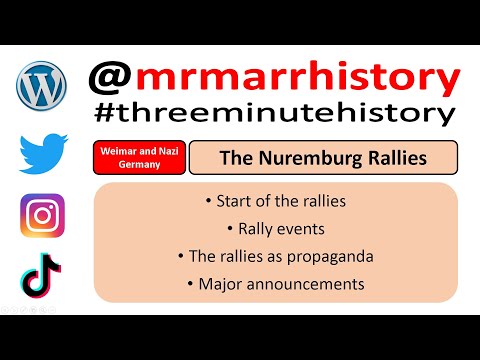 Three Minute History - The Nuremberg Rallies