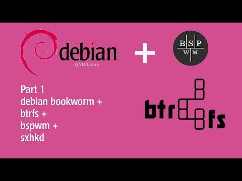 Installing debian testing with BSPWM