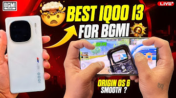iQOO 13 120 FPS PERFORMENCE TEST AFTER ORIGIN OS 6🔥| WITH HANDCAM😲#bgmilive #120fps #iqoo13