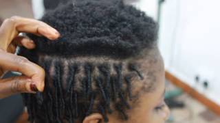 Linda's hair journey - Appointment 1 - Starter locs using Comb twist  method. - thptnganamst.edu.vn