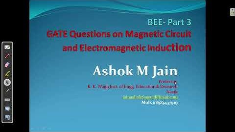 BEE | GATE Questions on Magnetic Circuit and Electromagnetic Induction Part 3 | Unit 1 - Lecture 13