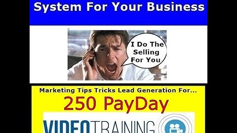 250 PayDay Marketing Leads Training By Harvey Silver Fox | Free 100 Leads For 250 PayDay