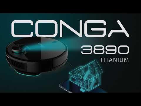 Robot aspirador Conga 3890 Titanium 