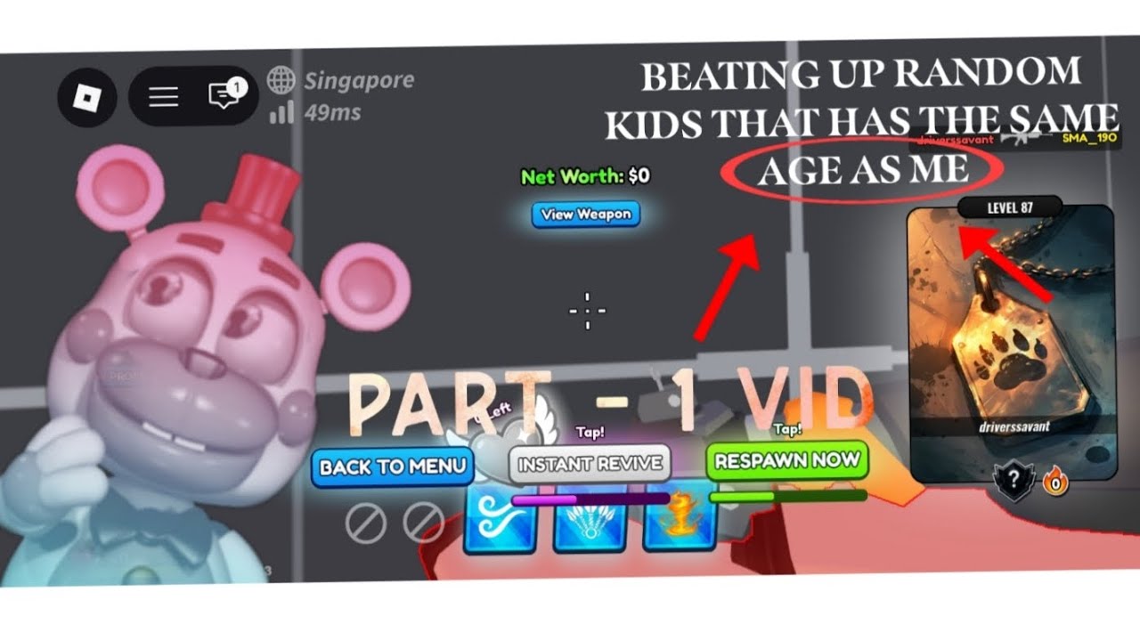 eating up kids that has the same age as me [part 1 vid] 5 mins