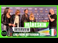 ITALY EUROVISION 2021: Måneskin - Zitti E Buoni (INTERVIEW) // Live from Rotterdam